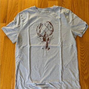 Banana Republic Light Blue Lobster Tee